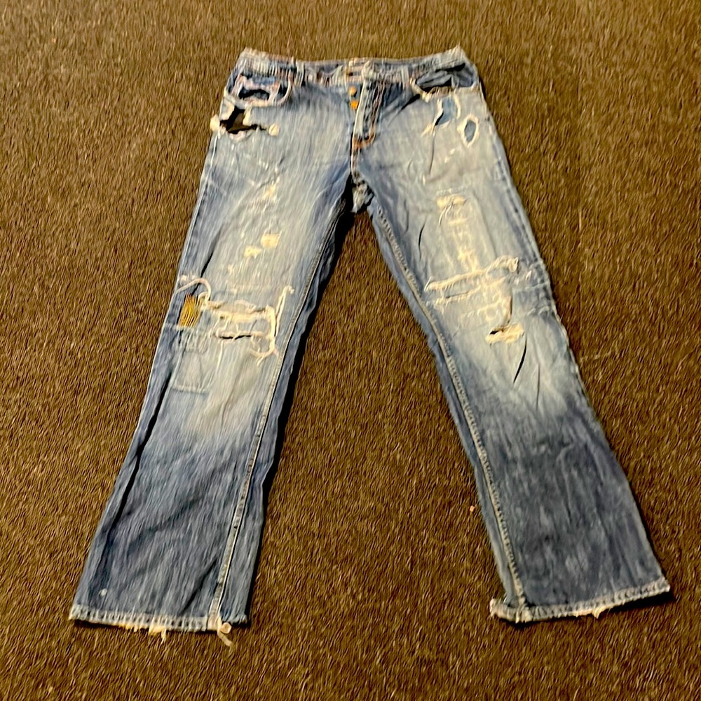 575 , 579 , 34 .’Rockstar’ jeans , #rippedjeans , worn